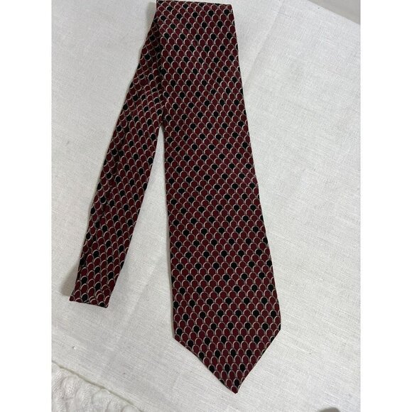 Lot of 4 Men Tie Kenneth Cole Tongue Tied Bert Pulitzer Pronto Uomo Silk Fabric - Picture 7 of 13